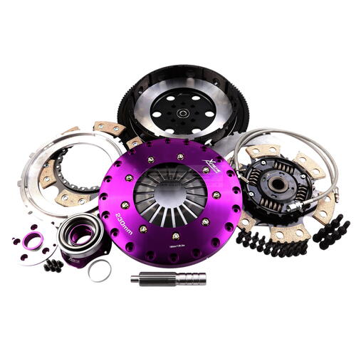 Xtreme Performance Twin-Plate Clutch Kit, Hyd Con Sub STI 6SPD, Track, 230 mm, Ceramic, Single-Mass