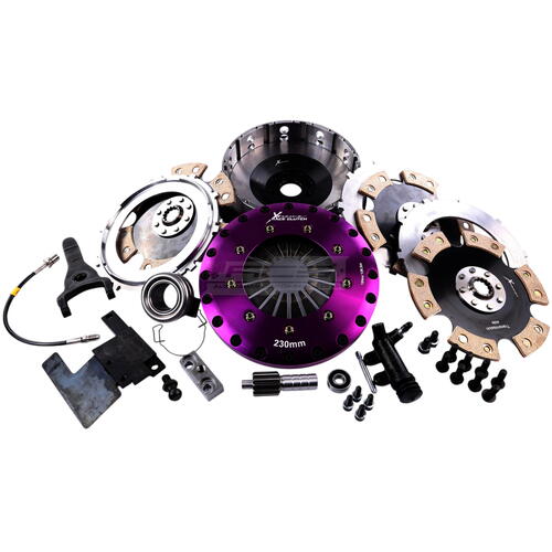 Xtreme Performance Triple-Plate Clutch Kit, Toy Supra 3.0L, Track, 230 mm, Ceramic, Single-Mass Flyw