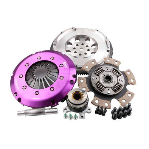 Xtreme Performance Single-Plate Clutch Kit, Gr Yaris 1.6L, Stage 2R, 240 mm, Ceramic, Single-Mass Fl