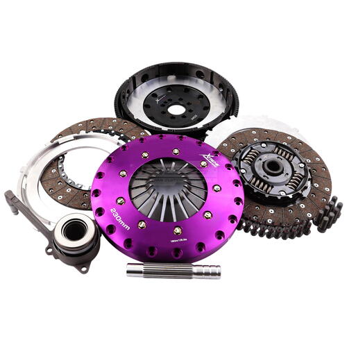 Xtreme Performance Twin-Plate Clutch Kit, VW/Aud 8 Bolt, High-Power Street, 230 mm, Organic, Single-