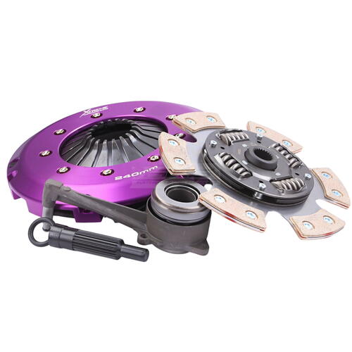 Xtreme Performance Single-Plate Clutch Kit, VW/Aud 6 Bolt Conversion, Stage 2R, 240 mm, Ceramic, CSC