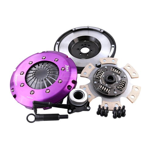 Xtreme Performance Single-Plate Clutch Kit, VW/Aud 6 Bolt, Stage 2R, 240 mm, Ceramic, Single-Mass Fl