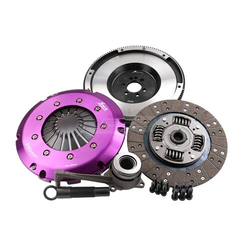 Xtreme Performance Single-Plate Clutch Kit, VW/Aud 6 Bolt, Stage 1, 240 mm, Organic, Single-Mass Fly
