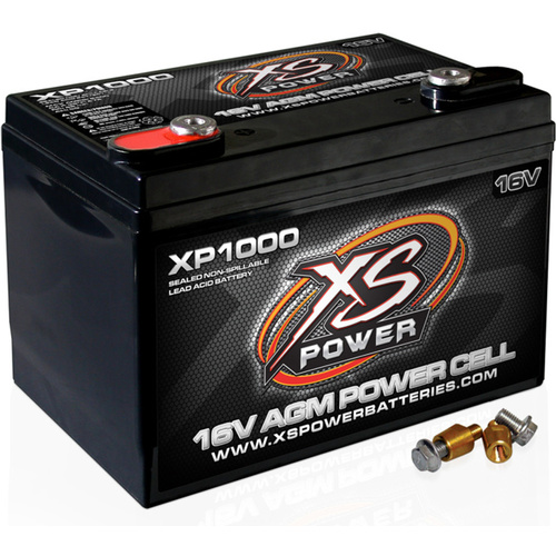 XS Power 16V AGM Battery, Max Amps 2, 400A CA: 675A