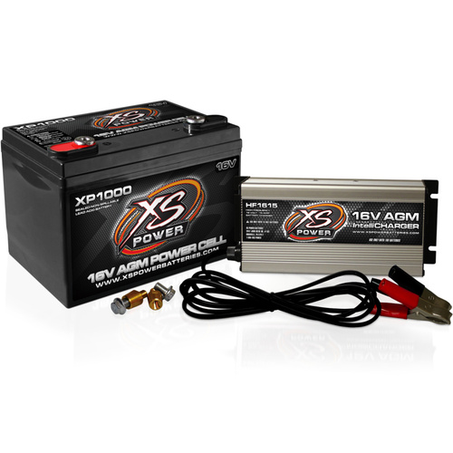 XS Power XP1000 16V Battery and HF1615 16V, 15A IntelliCharger Combo