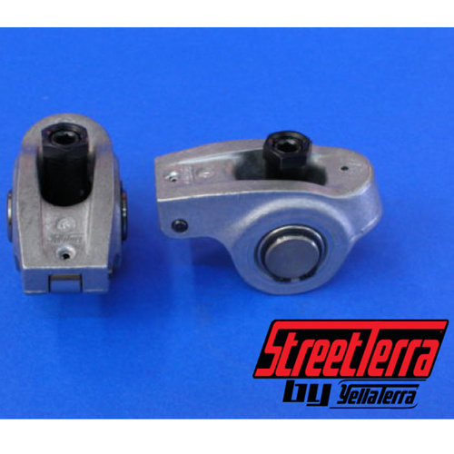 Yella Terra For Chevrolet Small Block /For Ford Windsor V8, 7/16in., Roller Rockers, Ratio 1.6
